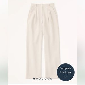 Abercrombie high waisted wide leg trouser